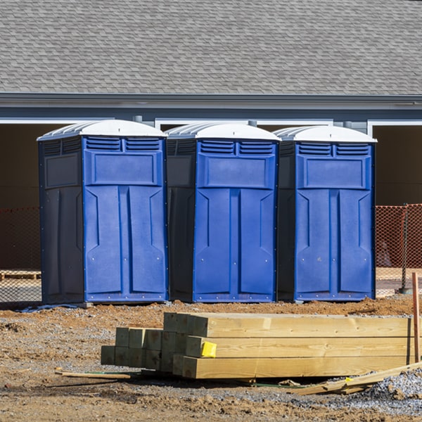 what is the expected delivery and pickup timeframe for the portable restrooms in Hudson NY